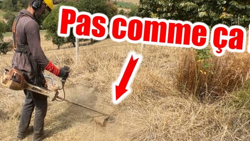 Comment utiliser une débroussailleuse thermique : Guide Pratique et Efficace