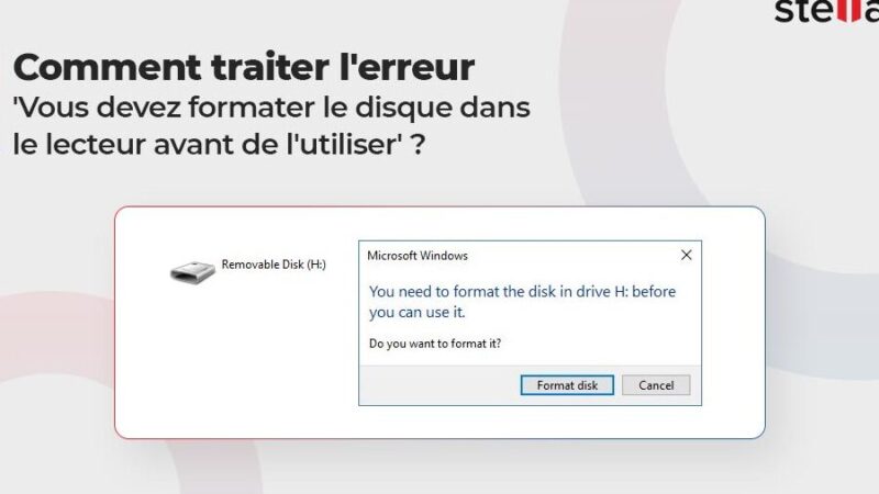 Vous devez formater le disque avant de l&rsquo;utiliser : Guide essentiel !